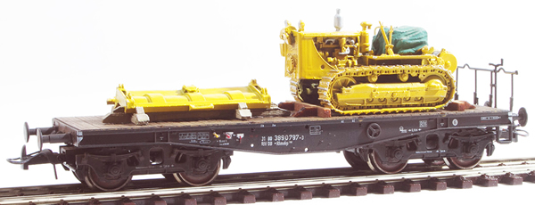 REI Models 202812 - Heavy Bulldozer Transport ( Hand Weathered & Painted) 
